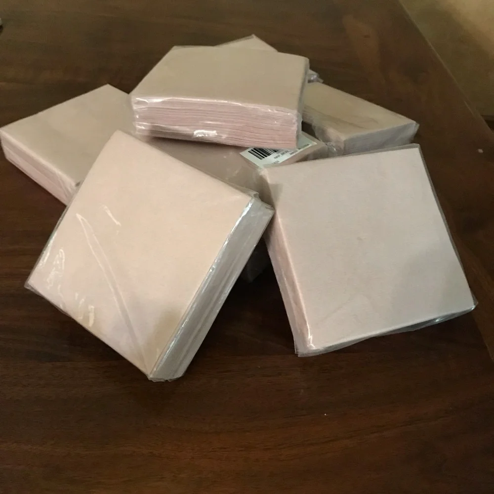 Dusty Rose beverage napkins
